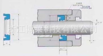 BS浇注密封圈（美国Parker标准），活塞杆用，高品质进口料制成