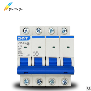 正泰断路器 空气开关NXB4P 6A 10A 20A 32A 40A 60A过载保护开关