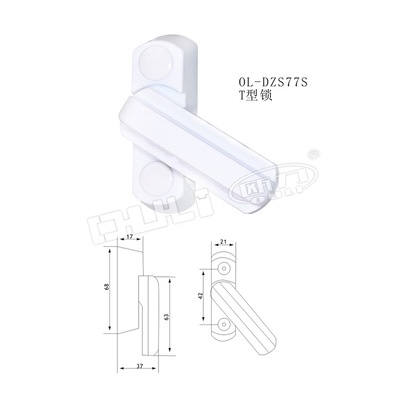 瓯力五金 塑钢窗单点锁 加重T型锁 厂家直销