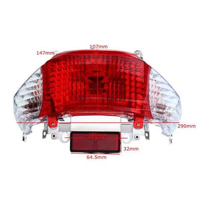 摩托车踏板车50cc后尾灯转向灯用于Gy6的中国Taotao Sunny