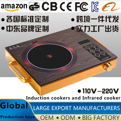 电陶炉厂家出口外贸110V跨境中东光波电热炉家用 infrared cooker