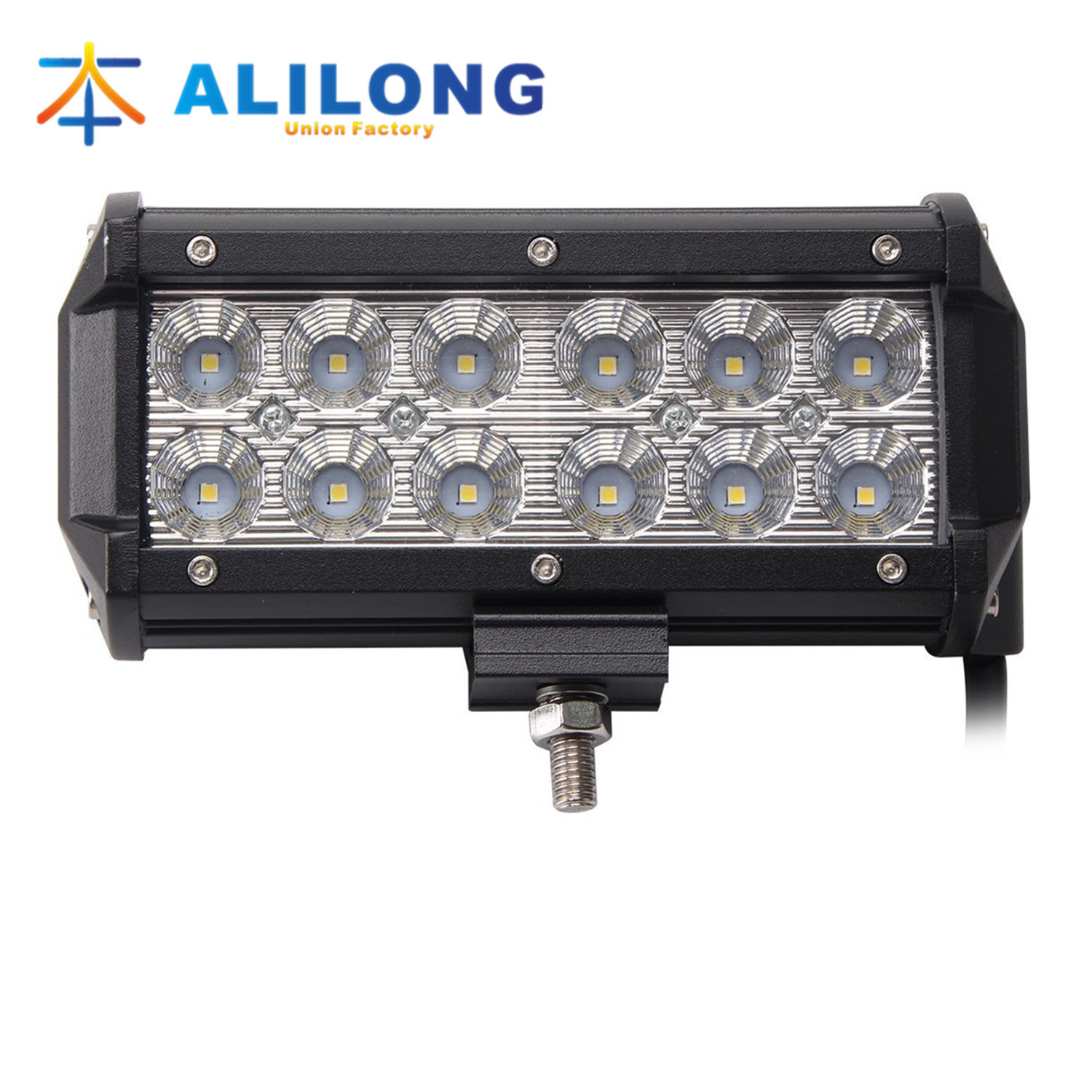 汽车工作灯 LED light bar 12LED 36W 射灯 改装 长条灯 车顶灯