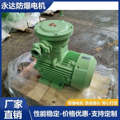 防爆型三相异步电动机YBX3-80M2-4 0.75KW BT4/CT4气体粉尘颗粒