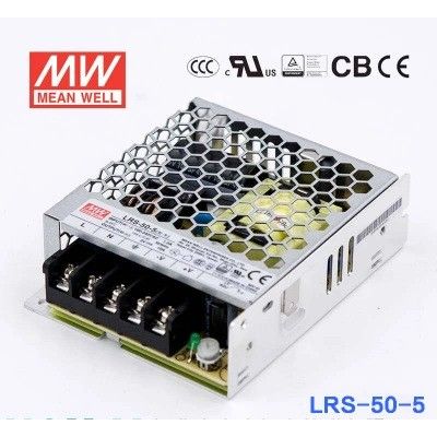 【实体店】台湾明纬开关电源 LRS-50-5 50W 5V10A现货