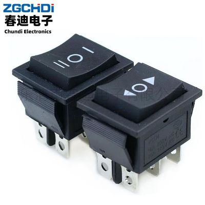 船型开关KCD4六脚三档翘板开关31*25翘板电源开关16A2 50V/20A125V